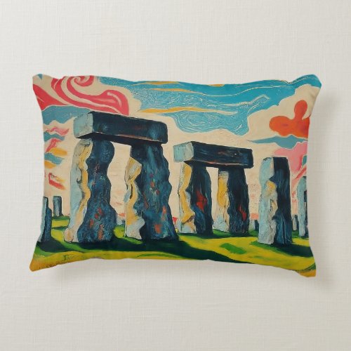 Stonehenge in Splendor Accent Pillow