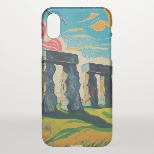 Stonehenge in Splendor iPhone X Case