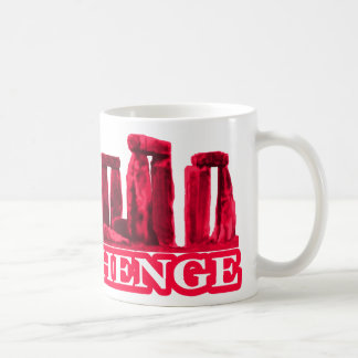Stonehenge Magenta White The MUSEUM Zazzle Gifts Coffee Mug