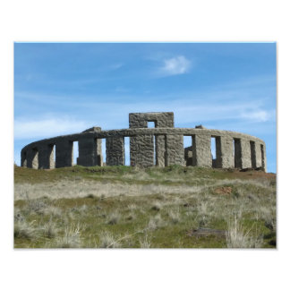Stonehenge Memorial in Maryhill, WA Photo Print