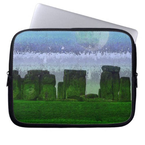 Stonehenge  Moon Ancient Historic Site of Power Laptop Sleeve