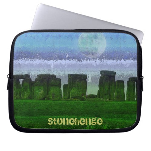 Stonehenge  Moon Ancient Historic Site of Power Laptop Sleeve