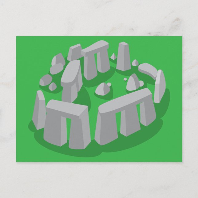 Stonehenge of England Postcard (Front)