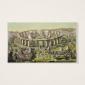 Stonehenge, or a Circular Temple of the Druids, pl (Back)