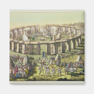 Stonehenge, or a Circular Temple of the Druids, pl Magnet