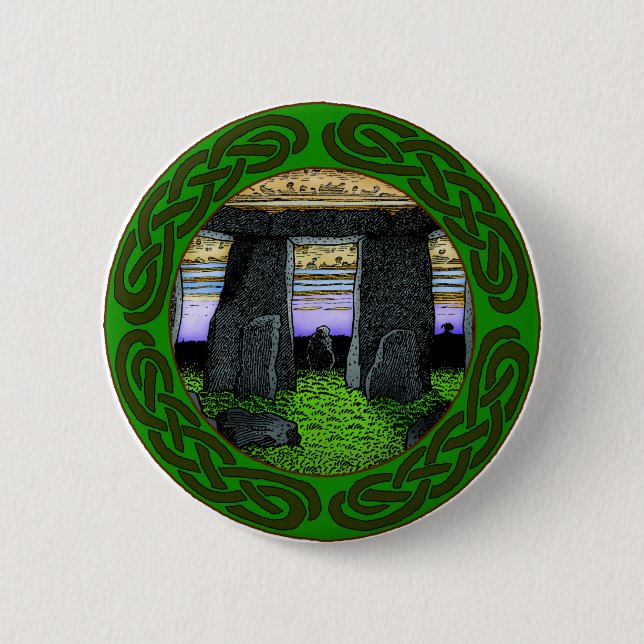 Stonehenge Pinback Button (Front)