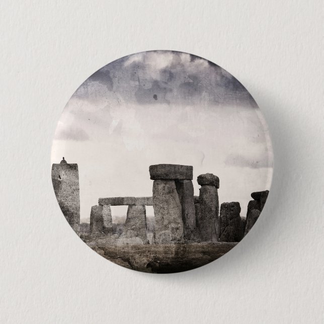 Stonehenge Pinback Button (Front)