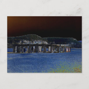 stonehenge postcard