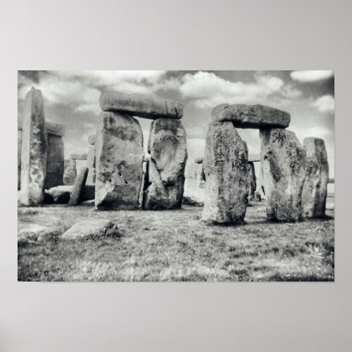 Stonehenge Prehistoric Monument Ancient Poster