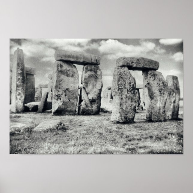 Stonehenge Prehistoric Monument Ancient Poster (Front)