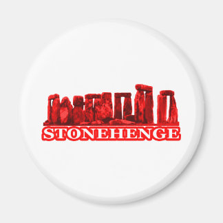 Stonehenge Red transp The MUSEUM Zazzle Gifts Magnet