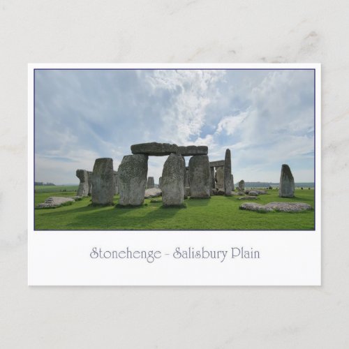 Stonehenge_Salisbury Plain Postcard