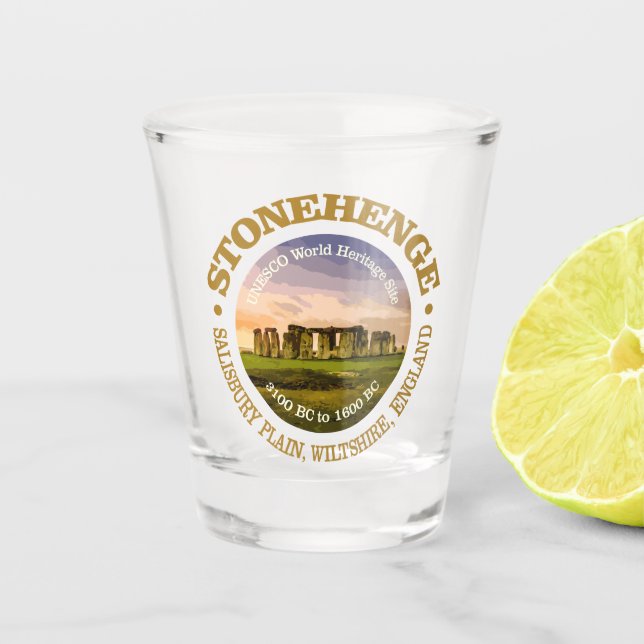 Stonehenge Shot Glass (Front)
