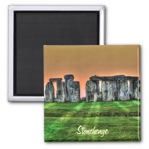 Stonehenge Standing Stones at Sunset Magnet