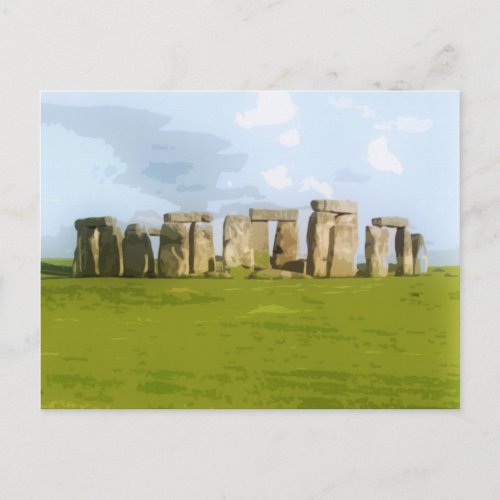 Stonehenge Stone Circle Monument Postcard