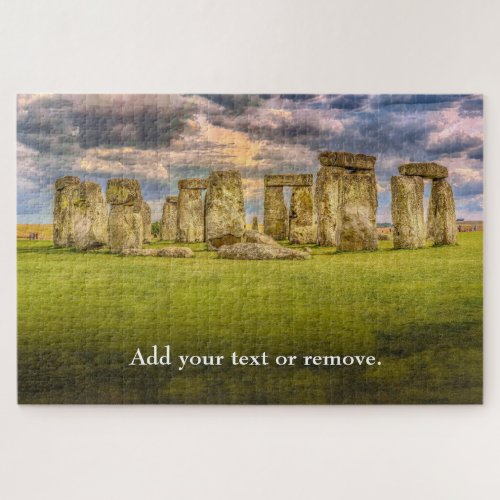 Stonehenge stone monument Wiltshire England Jigsaw Puzzle