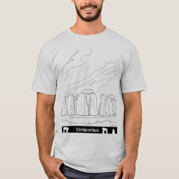 Stonehenge T-shirt by Digital_Attic_95 at Zazzle