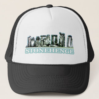 Stonehenge text transp The MUSEUM Zazzle Gifts Trucker Hat