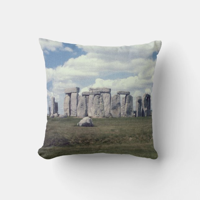 Stonehenge Throw Pillow (Front)