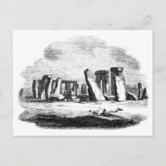 Stonehenge vintage art posctard postcard