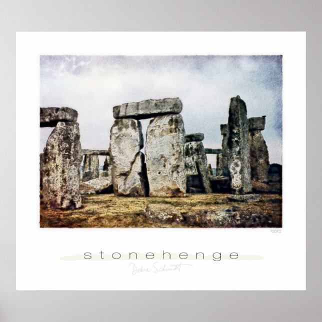 Stonehenge Watercolor Art Print (Front)