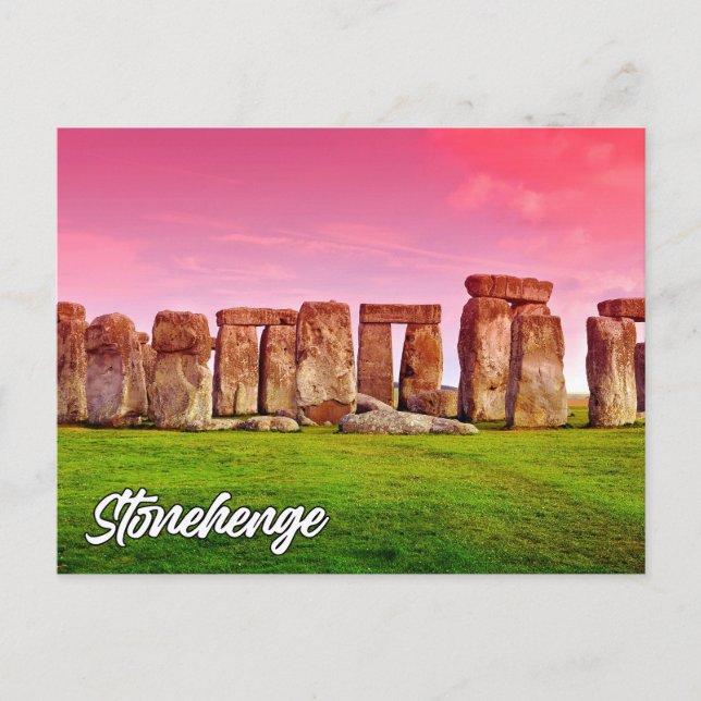 Stonehenge, Wiltshire, England Holiday Postcard (Front)