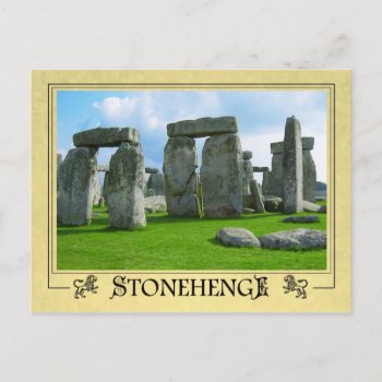 Stonehenge  Wiltshire  England Postcard by HTMimages at Zazzle