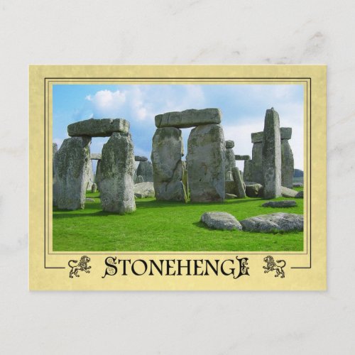 Stonehenge Wiltshire England Postcard