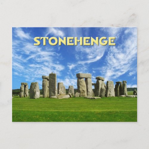 Stonehenge Wiltshire England Postcard