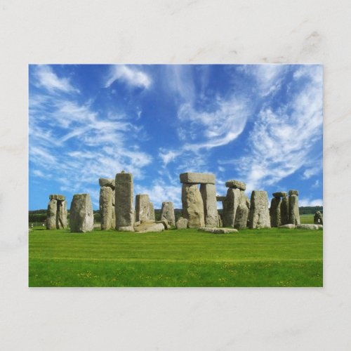 Stonehenge Wiltshire England Postcard