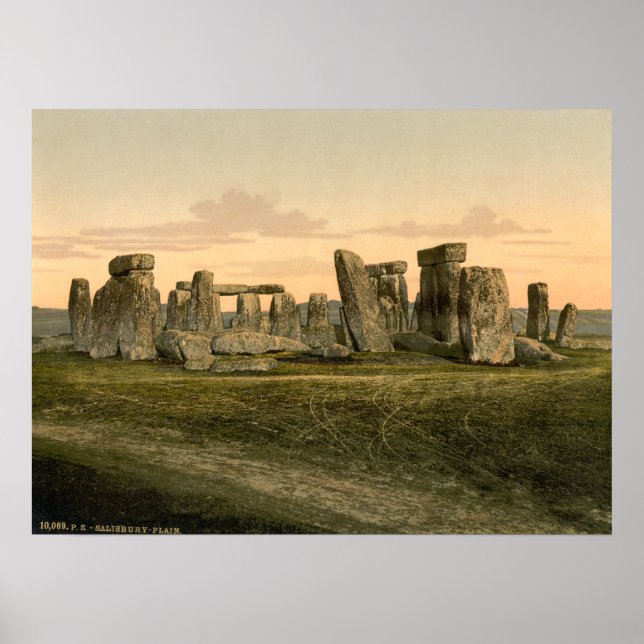 Stonehenge, Wiltshire, England Poster (Front)