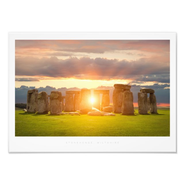 Stonehenge, Wiltshire Photo Print (Front)
