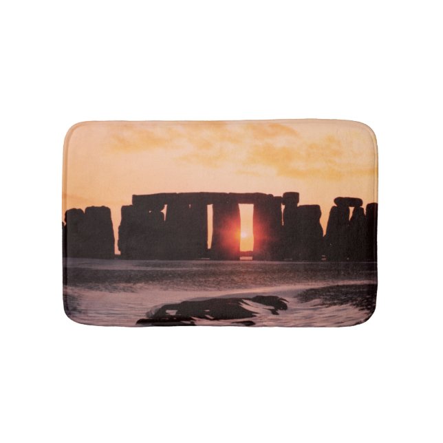 Stonehenge, Winter Solstice Bathroom Mat (Front)