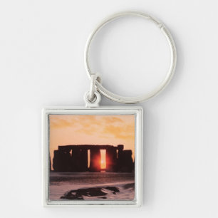 Stonehenge, Winter Solstice Keychain