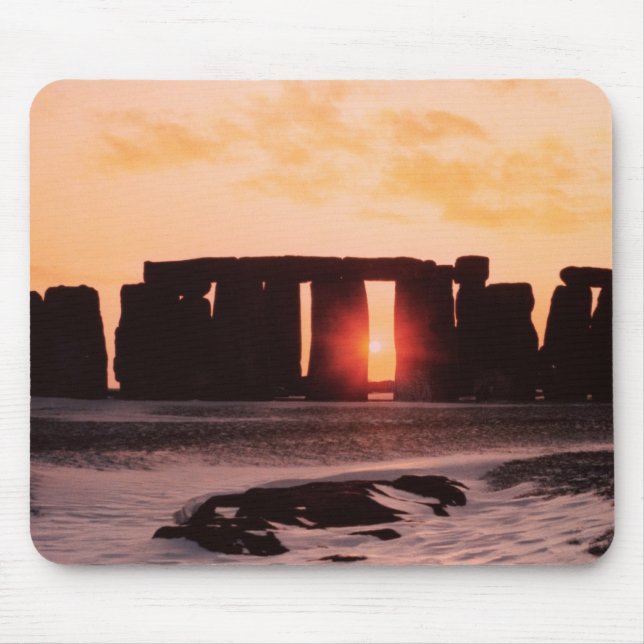 Stonehenge, Winter Solstice Mouse Pad (Front)
