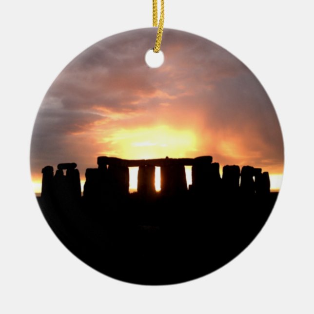 Stonehenge Winter Solstice Ornament (Front)
