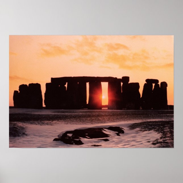Stonehenge, Winter Solstice Poster (Front)
