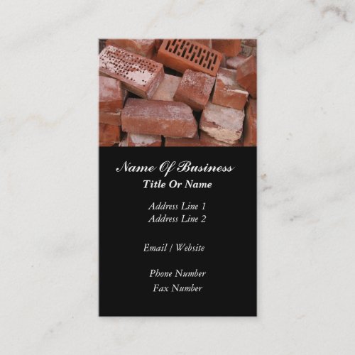 Stonemason Business Card