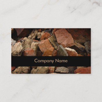 Stonemasons Business Card by GetArtFACTORY at Zazzle