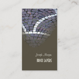 Stonemasons, stone workers business cards