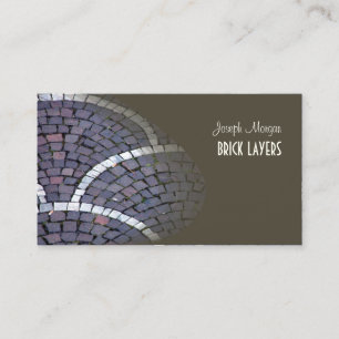 Stonemasons, stone workers business cards