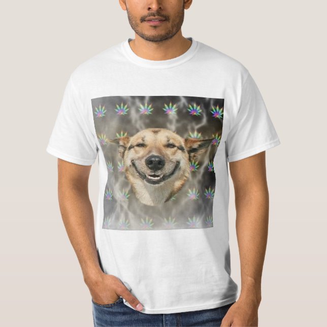 Stoner Dog Advice Animal Meme T-Shirt (Front)