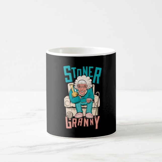 stoner granny coffee mug (Center)