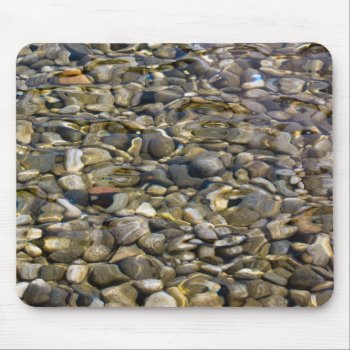 Stones In The Water Mouse Pad by DonnaGrayson_Photos at Zazzle