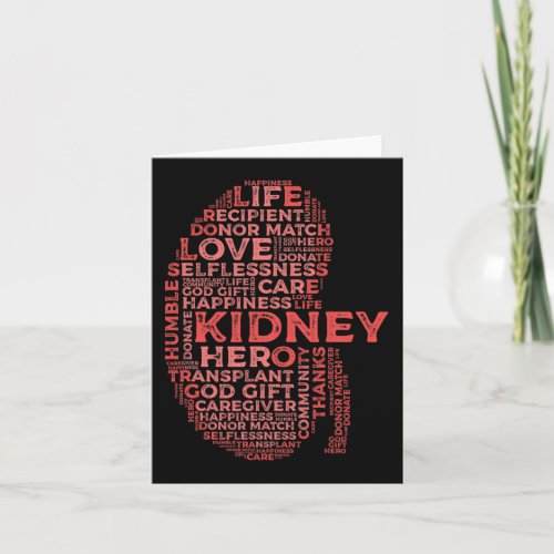 Stones Kidney Disease Awareness Patient Survivor  Card