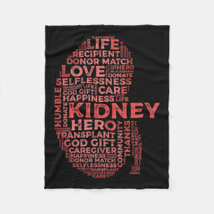 Stones Kidney Disease Awareness Patient Survivor Fleece Blanket