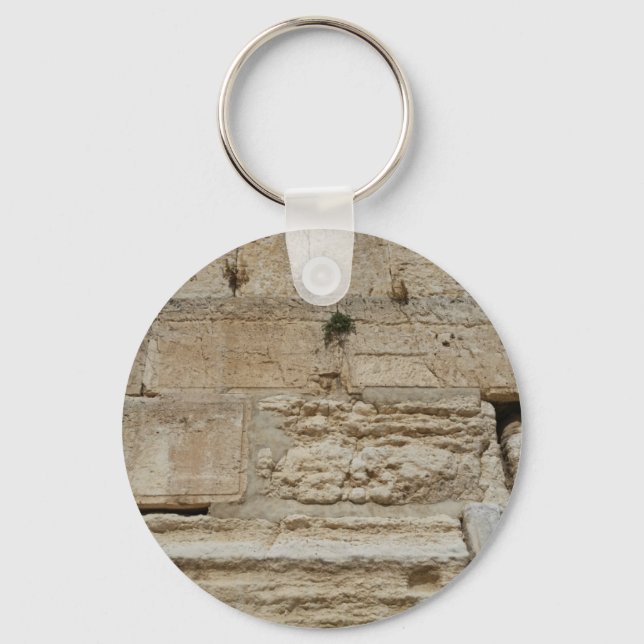 Stones Kotel Western Wall Jerusalem Keychain (Front)