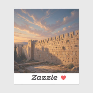 Stones Of Jerusalem – Jerusalem Wall Art Square Sticker
