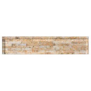 Stones pattern desk name plate