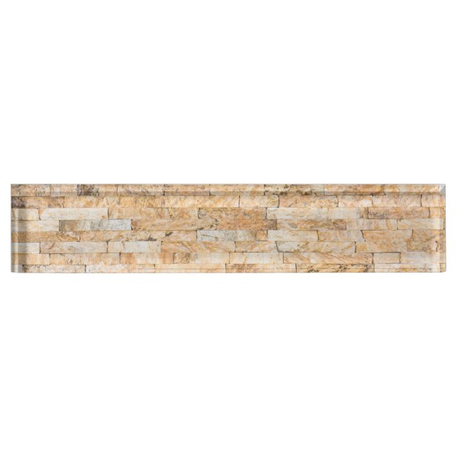 Stones pattern desk name plate (Front)